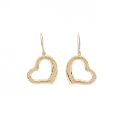 K18PG Bông tai hình trái tim - Hàng hiệu Chính hãng