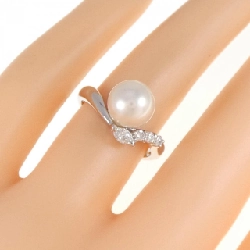 Nhẫn ngọc trai Akoya PT900 8.1mm 670417