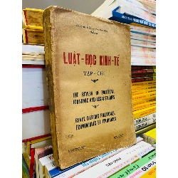 LUẬT HỌC KINH TẾ  TẠP CHÍ TRƯỚC 1975