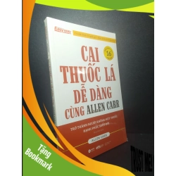 (TẶNG BOOKMARK) Cai thuốc lá dễ dàng cùng Allen Carr mới 100% nguyên seal RBK1110