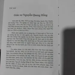 Khái luận văn tự học chữ Nôm của Nguyễn Quang Hồng  1033562