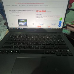 Dư dùng cần thanh lý lại laptop dell 7400 I7, R8, vỏ cardbon 74521