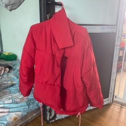 áo khoác phao đỏ size S cũ 69116