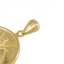 K24YG(枠) Đồng xu Mặt dây chuyền - Hàng hiệu Chính hãng 864932
