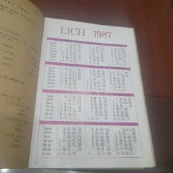 Almanach LỊCH VĂN HÓA TỔNG HỢP 1987-1990 1032280