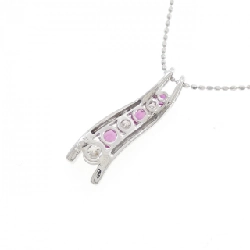 K18WG Dây chuyền ruby 0.25CT - Hàng hiệu Chính hãng 858918