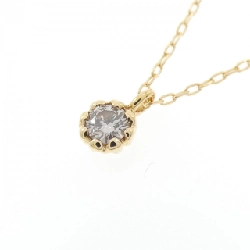 K18YG Solitaire Dây chuyền kim cương 0.20CT - Hàng hiệu Chính hãng 860024