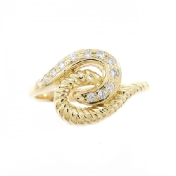 Nhẫn kim cương K18YG 0.10CT - Hàng hiệu Authentic 854540