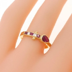 Nhẫn Ruby K18YG 0.42CT 669001