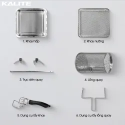 ⚡ KALITE STEAM ULTRA 360 20L 💨 Nướng gà nguyên con dễ dàng 🍗 779455