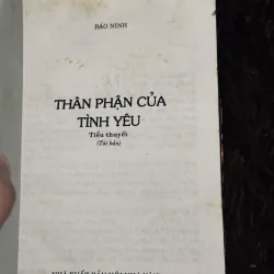 Thân phận của tình yêu (bìa cứng) 994935