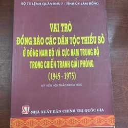 Vai trò đồng bào các dân tộc thiểu số ở đông nam bộ và cực nam trung bộ… 309067