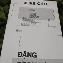 Di cảo Đặng Đình Hưng 