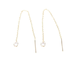 K18YG Bông tai Cubic - Hàng hiệu Chính hãng 868901