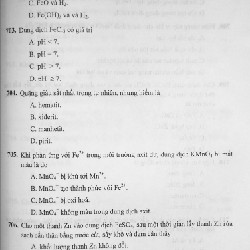 Tuyển Tập Câu Hỏi Trắc Nghiệm Hóa Học Trung Học Phổ Thông Xưa 8099