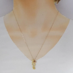 K18YG Sapphire Necklace - Hàng hiệu Authentic 856589