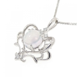 Dây chuyền opal PT900/PT850 0.60CT - Hàng hiệu Authentic 860000