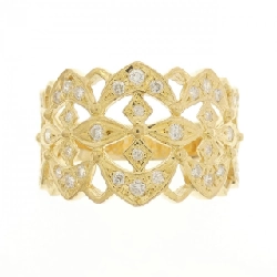 Nhẫn kim cương K18YG 0.36CT 670609