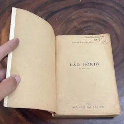 II Văn Học Pháp: Lão Gôriô - ÔNÔRÊ ĐƠ BANZĂC - 1976 1008502