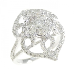 Nhẫn kim cương K18WG 0.60CT - Hàng hiệu Chính hãng