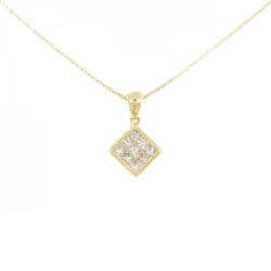 K18YG Dây chuyền kim cương 0.50CT - Hàng hiệu Chính hãng