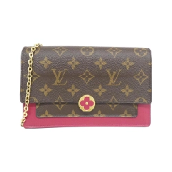 Louis Vuitton Monogram Porte-Feuille Fleur Chain M69578 Ví cầm tay - Hàng hiệu Chính hãng