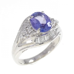 Nhẫn Tanzanite PT900 1.27CT - Hàng hiệu Chính hãng