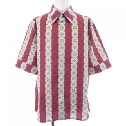 Áo sơ mi ngắn tay Louis Vuitton Monogram Trunk Stripe NIGO phiên bản giới hạn Nhật Bản HMS05WJB8 - Hàng hiệu Authentic