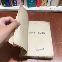 [Sách 8x] - II Tiểu Thuyết: Giấy Trắng - Triệu Xuân - 1985 797580