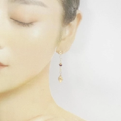 585YG/K14YG Đá Garnet Bông Tai - Hàng hiệu Chính hãng 877206