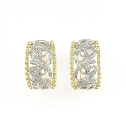 PT900/K18YG Bông tai/Khuyên tai kim cương 0.20CT - Hàng hiệu Chính hãng