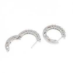 K18WG Bông tai Emerald 0.16CT - Hàng hiệu Chính hãng 869874