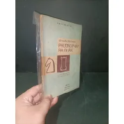 Cờ quốc tế cơ bản phương pháp ra quân mới 60% bẩn bìa, ố vàng, rách gáy 1982 M.M.I.Ư. Đô - Vít - Sơ HCM2603 GIÁO TRÌNH, CHUYÊN MÔN