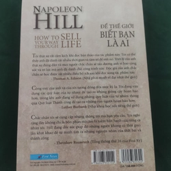 Napoleon Hill Để thế giới biết bạn là ai (Sách mới) 317452