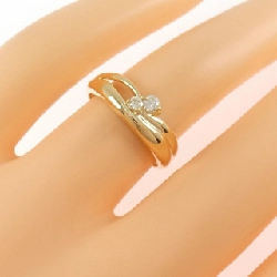 Nhẫn kim cương K18YG 0.10CT - Hàng hiệu chính hãng 850343