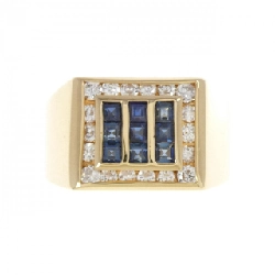 Nhẫn Sapphire K18YG 0.65CT 666317