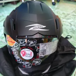 Nón bảo hiểm Mũ bảo hiểm Zeus 613B 3/4 – 2 kính, mái che rời, chính hãng 736595