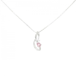 K18WG Sapphire Necklace 0.151CT - Hàng hiệu Authentic