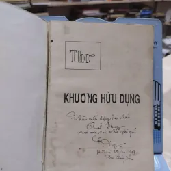 Sách - Thơ Khương Hữu Dụng - Thanh Quế tuyển chọn (A1) 564599