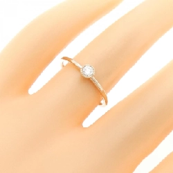 Nhẫn kim cương K18PG Solitaire 0.100CT 669677