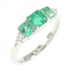 Nhẫn Emerald PT900 0.69CT