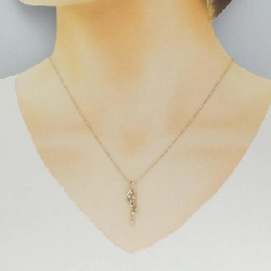 K18PG Dây chuyền kim cương 0.15CT - Hàng hiệu Chính hãng 859024