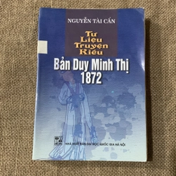 Tư liệu truyện Kiều bản Duy Minh Thị 1872