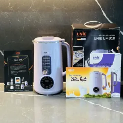 Máy làm sữa hạt UNIE UMB10 dung tích 1L, 8 chức năng xay nấu 785712
