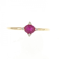 Nhẫn Ruby K18PG 672410