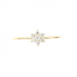 Nhẫn kim cương hoa K18YG 0.10CT - Hàng hiệu Authentic 849416