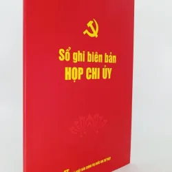 Sổ ghi biên bản họp chi ủy 1041533
