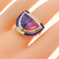 Nhẫn đá màu 750YG - Hàng hiệu Authentic 849262