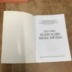 GIÁO TRÌNH TỔ CHỨC SỰ KIỆN THỂ DỤC THỂ THAO 781361