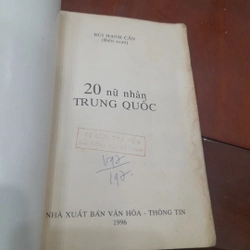 20 NỮ NHÂN Trung Quốc (Bùi Hạnh Cẩn biên soạn) 479065